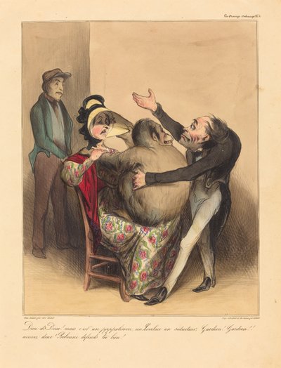 Dio di Dio! ma è un pppolisson... da Honoré Daumier
