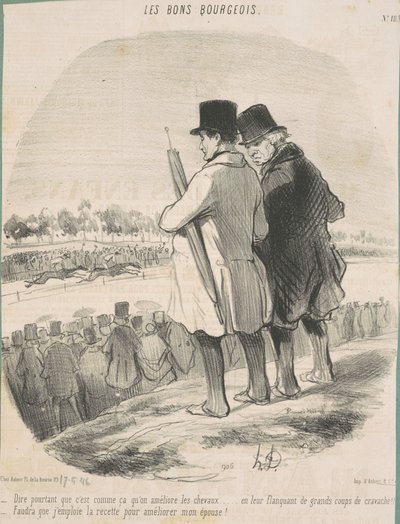 Dire ... che è così che si migliorano i cavalli ... da Honoré Daumier