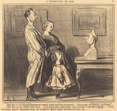 Dire che sarò... esposto... da Honoré Daumier