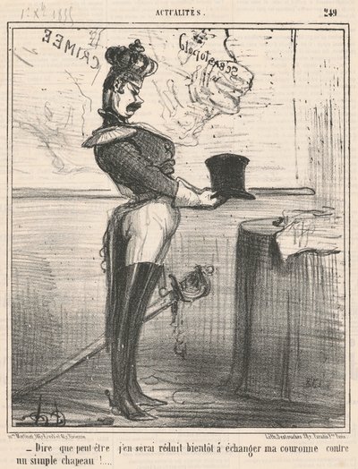 Dire che forse ne sarò ridotto... da Honoré Daumier