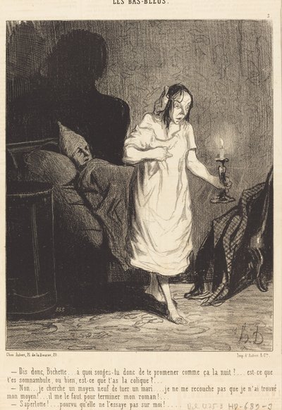 Dis donc, Bichette... a quoi songes-tu donc... da Honoré Daumier