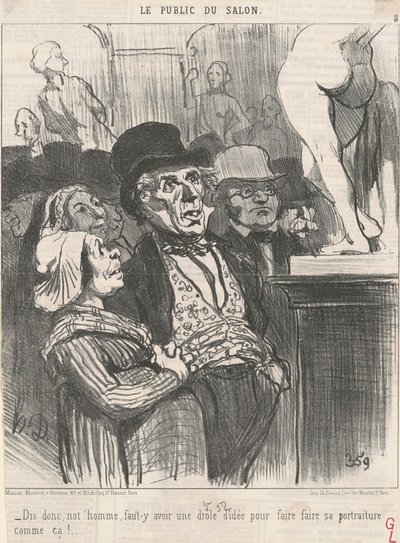 Dì dunque, uomo, bisogna... da Honoré Daumier