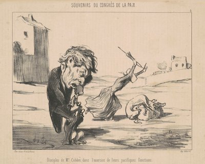 Discepoli di M. Cobden da Honoré Daumier