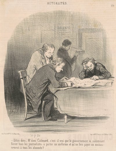 Dite quindi, Signor Colimard ... da Honoré Daumier