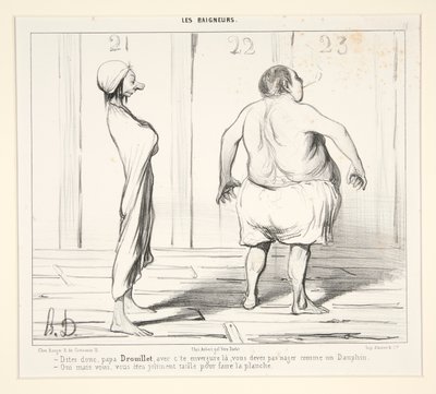 Dites donc, papa Drouillet, avec c da Honoré Daumier