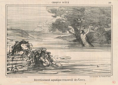 Divertissement ... renouvelé des Grecs da Honoré Daumier