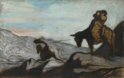 Don Chisciotte e Sancho Panza da Honoré Daumier