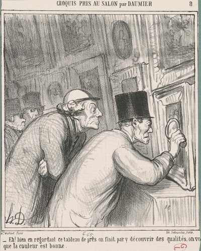 Eh! Bene guardando questo quadro da Honoré Daumier