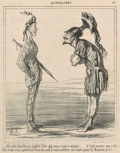 Eh bien! Mon brave anglais ... da Honoré Daumier