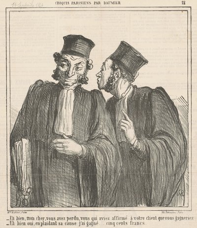 Ebbene, mio caro, hai perso da Honoré Daumier