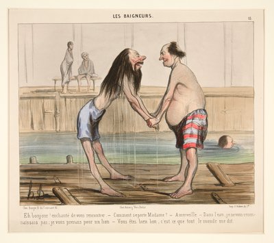 Eh buongiorno! Piacere di incontrarvi da Honoré Daumier