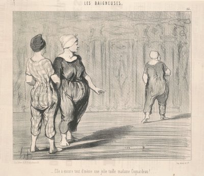 Ha ancora... una bella figura Madame Coquardeau! da Honoré Daumier