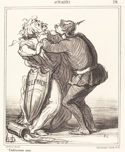 Abbracciamoci da Honoré Daumier