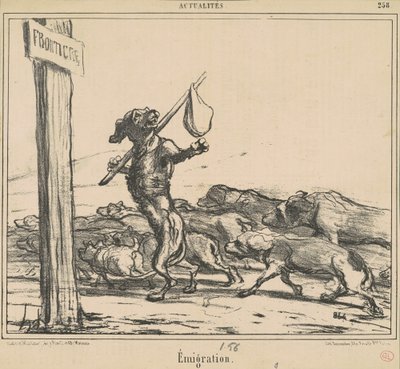 Emigrazione da Honoré Daumier
