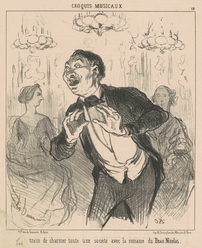 Incantando tutta una società da Honoré Daumier