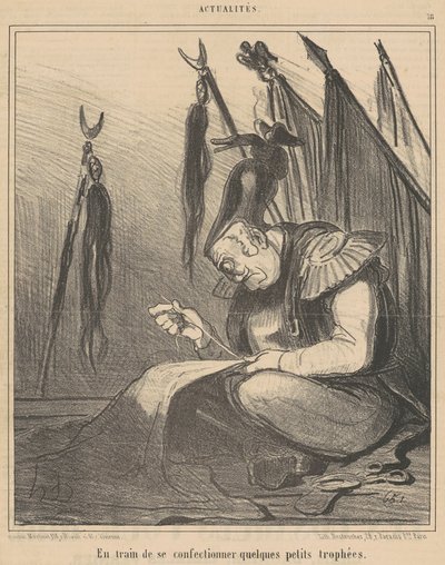In procinto di ... confezionare alcuni da Honoré Daumier