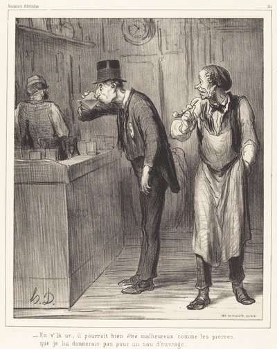 Eccone uno, potrebbe essere infelice... da Honoré Daumier