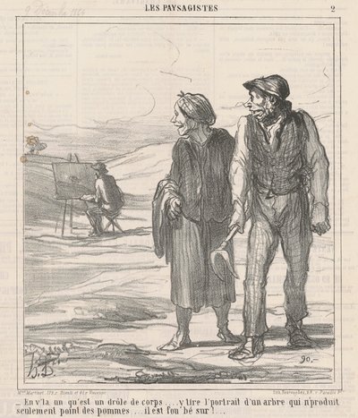 Ecco uno che è un tipo strano ... da Honoré Daumier