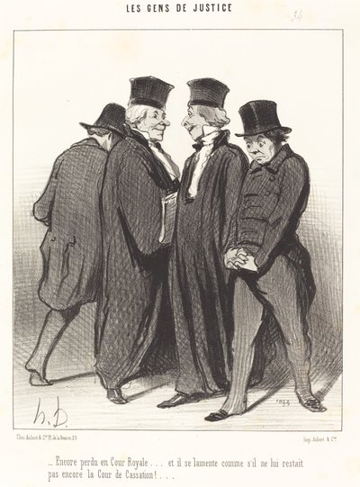 Ancora perso in Corte Reale... e si lamenta... da Honoré Daumier