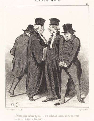 Ancora perso nella Corte Reale... e si lamenta... da Honoré Daumier