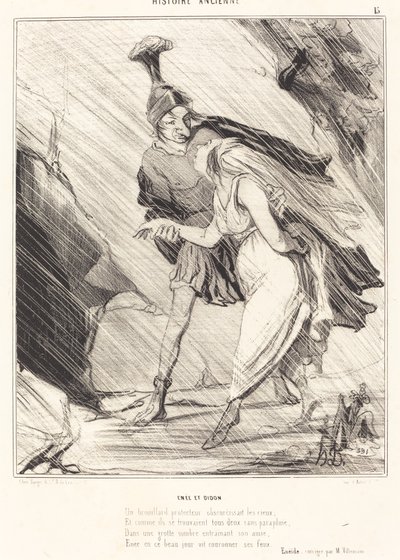 Enea e Didone da Honoré Daumier