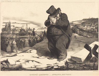 Enfoncé Lafayette!... Attrappe mon vieux! da Honoré Daumier