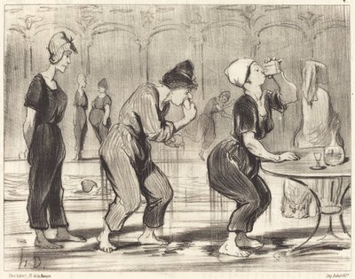 Tra due tuffi da Honoré Daumier