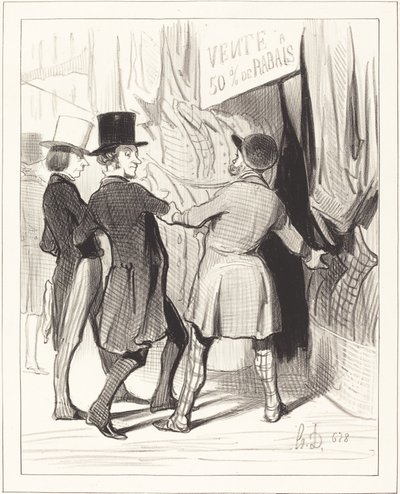 Entrate signori... ecco magnifici... da Honoré Daumier