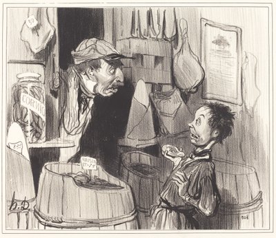 Épicier cittadino, guerriero puro e senza macchia... da Honoré Daumier