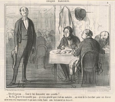 È il ragazzo? da Honoré Daumier