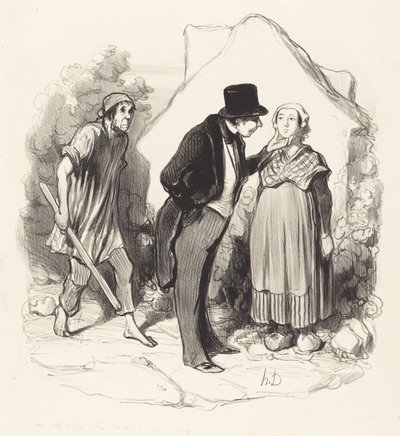 Sarebbe geloso tuo marito... da Honoré Daumier