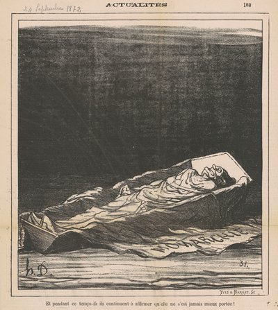 E nel frattempo continuano ad affermare che non è mai stata meglio! da Honoré Daumier