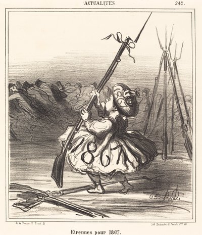 Strenne per il 1867 da Honoré Daumier