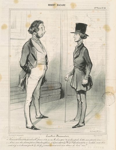 Eccellente posizionamento da Honoré Daumier