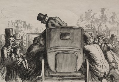 Esposizione universale: lo straniero trova tutte le facilitazioni per tornare al suo hotel da Honoré Daumier