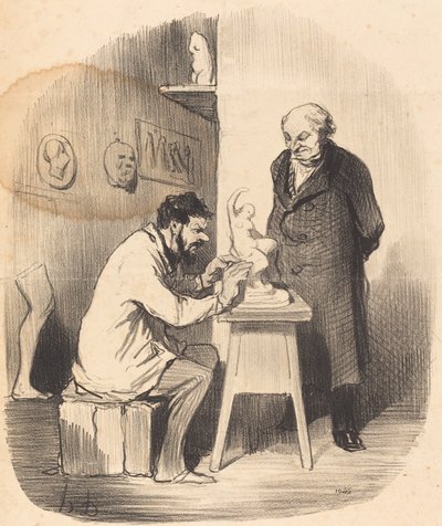 Faudra che vi faccia fare un giorno... da Honoré Daumier