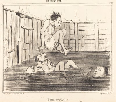 Falsa posizione!!! da Honoré Daumier