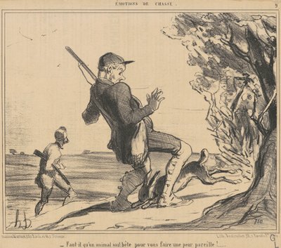 Deve Essere un Animale Stupido da Honoré Daumier
