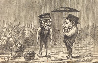 Non lamentarti di questo tempo... da Honoré Daumier