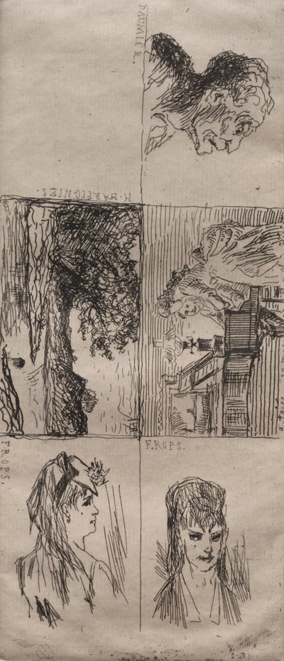 Cinque Studi da Honoré Daumier