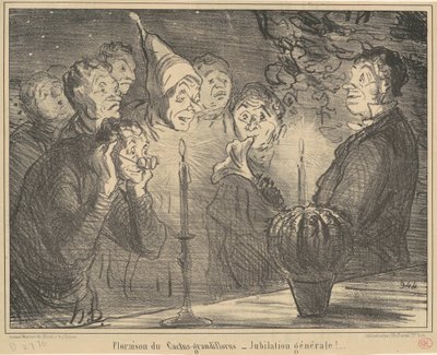 Fioritura del Cactus-grandiflorus da Honoré Daumier