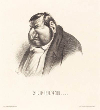 Fruchard, in busto da Honoré Daumier