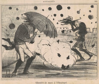 Piogge di marzo a Sebastopoli da Honoré Daumier