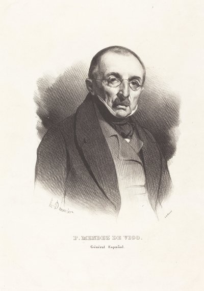 Generale P. Mendez Vigo da Honoré Daumier