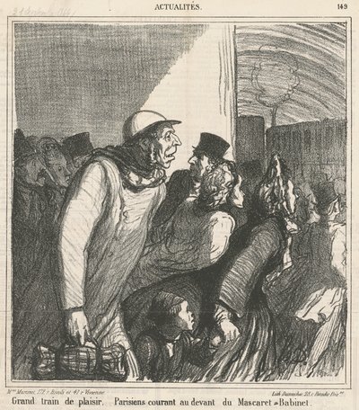 Grande treno di piacere da Honoré Daumier