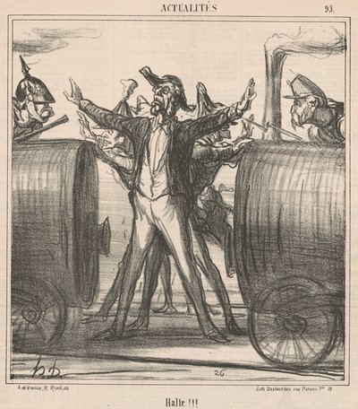 Fermati!!! da Honoré Daumier