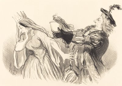 Amleto da Honoré Daumier