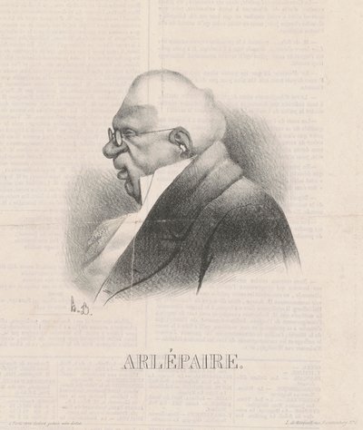 Harlé Padre, in busto da Honoré Daumier