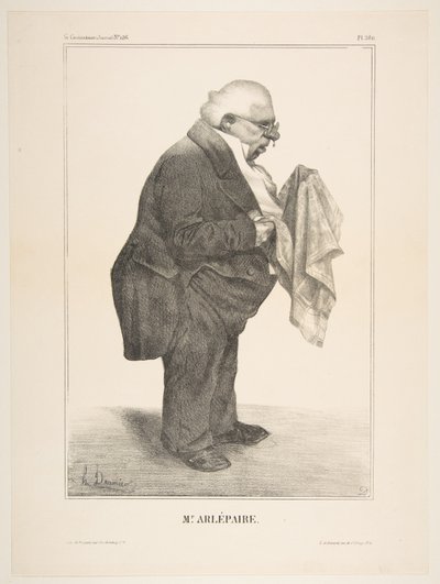 Harlé Père, pubblicato in La Caricature n. 136, 5 giugno 1833 da Honoré Daumier