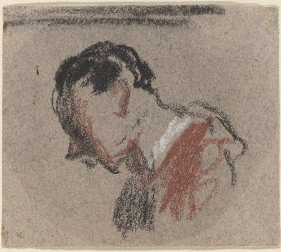 Testa di un uomo da Honoré Daumier